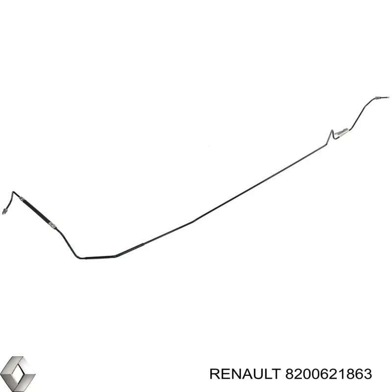Tubo do freio traseiro direito Renault (RVI) 8200621863 preço, a partir de 81,65 USD