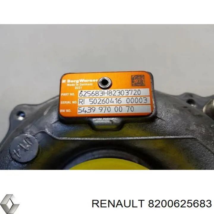 Turbina Renault (RVI) 8200625683 preço, a partir de 93,64 USD