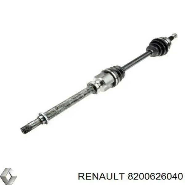 8200626040 Renault (RVI) Semieixo (acionador) dianteiro direito