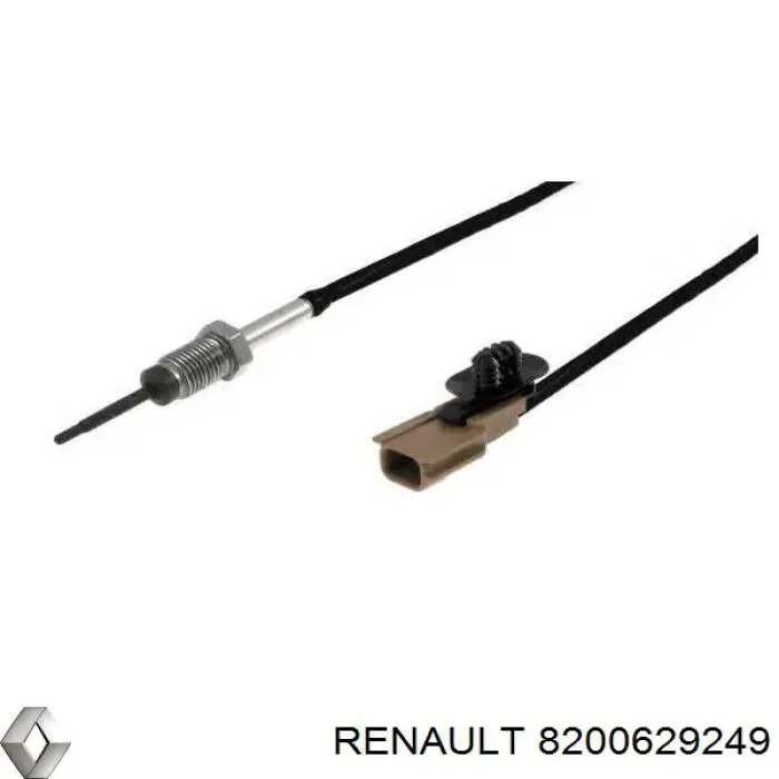 8200629249 Renault (RVI) Sensor de temperatura dos gases de escape (GE), antes de turbina