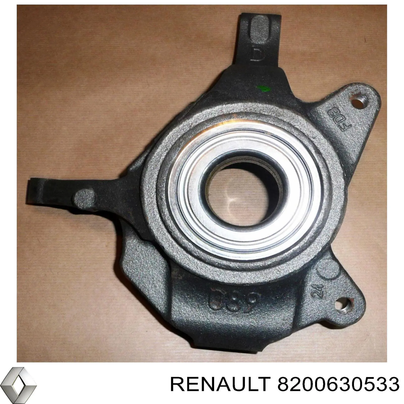 8200630533 Renault (RVI) Pino moente (extremidade do eixo) dianteiro direito