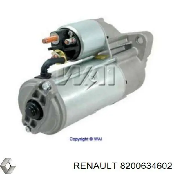 Motor de arranco Renault (RVI) 8200634602 preço, a partir de 81,72 USD