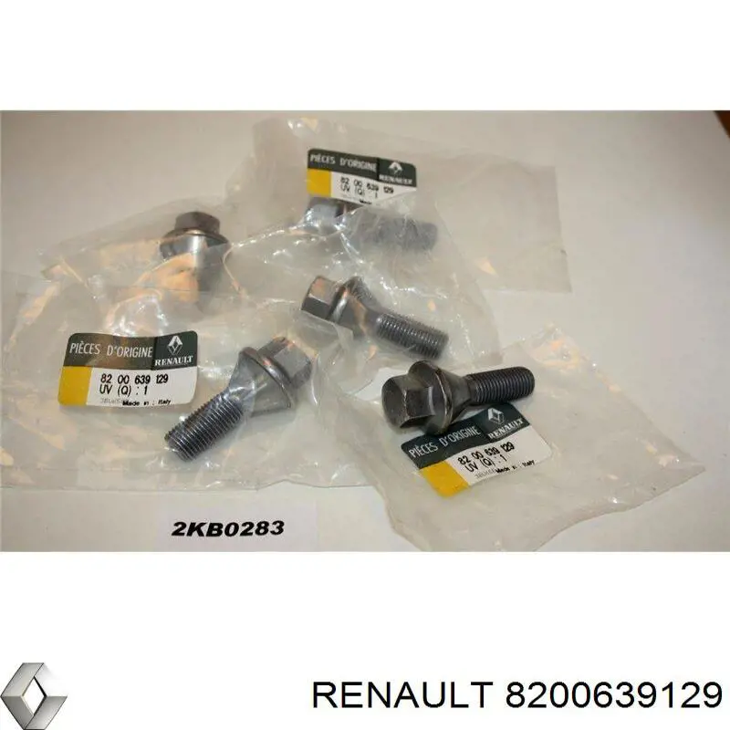 8200639129 Renault (RVI) Parafuso de roda