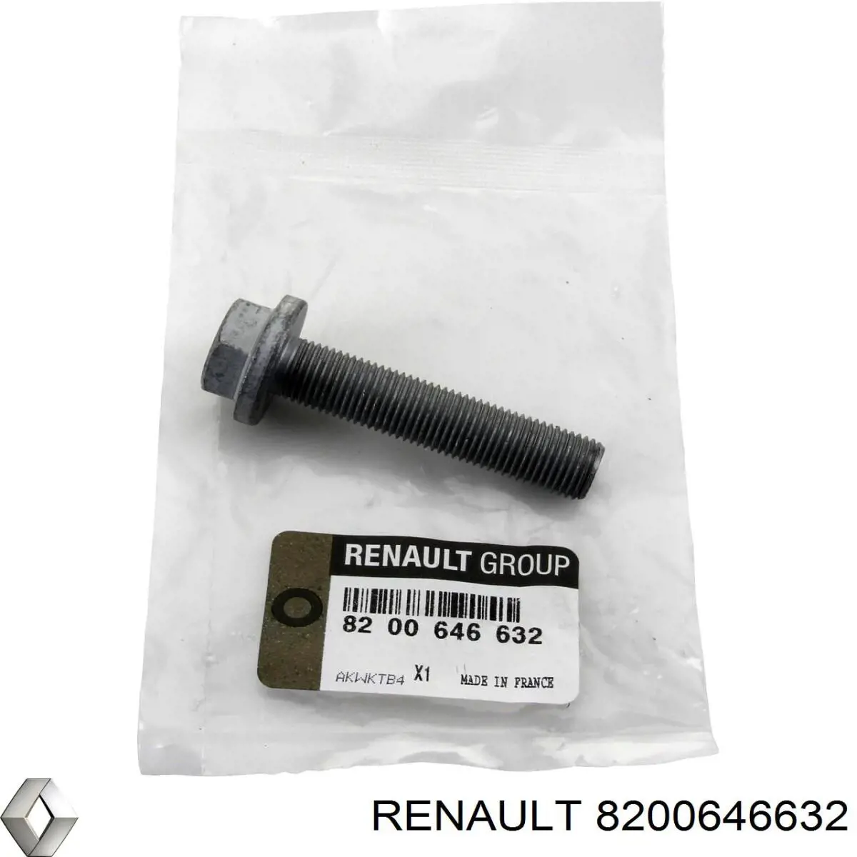 Compre 8200646632 Renault (RVI) Parafuso da polia de cambota