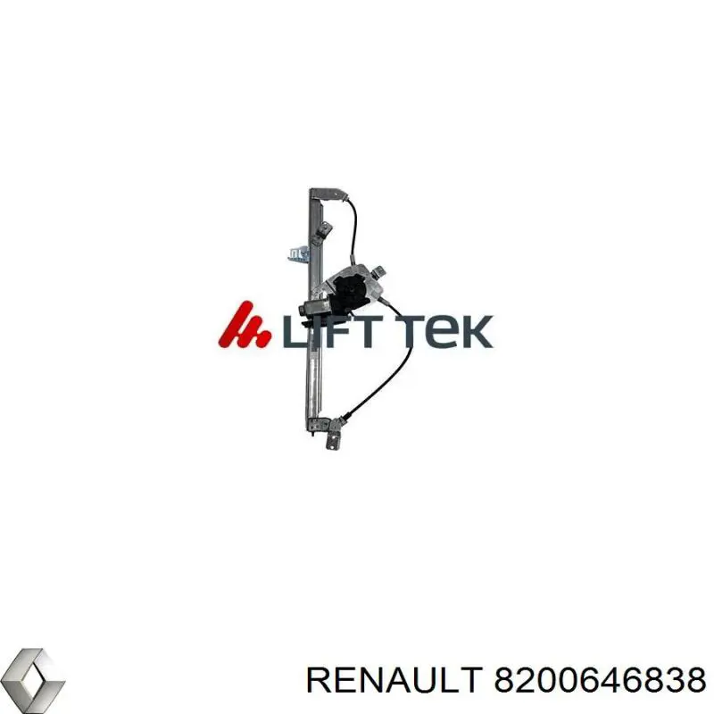 Mecanismo de acionamento de vidro da porta dianteira direita Renault (RVI) 8200646838 preço, a partir de 51,54 USD