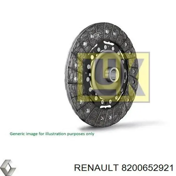 Compre 8200652921 Renault (RVI) Disco de embraiagem