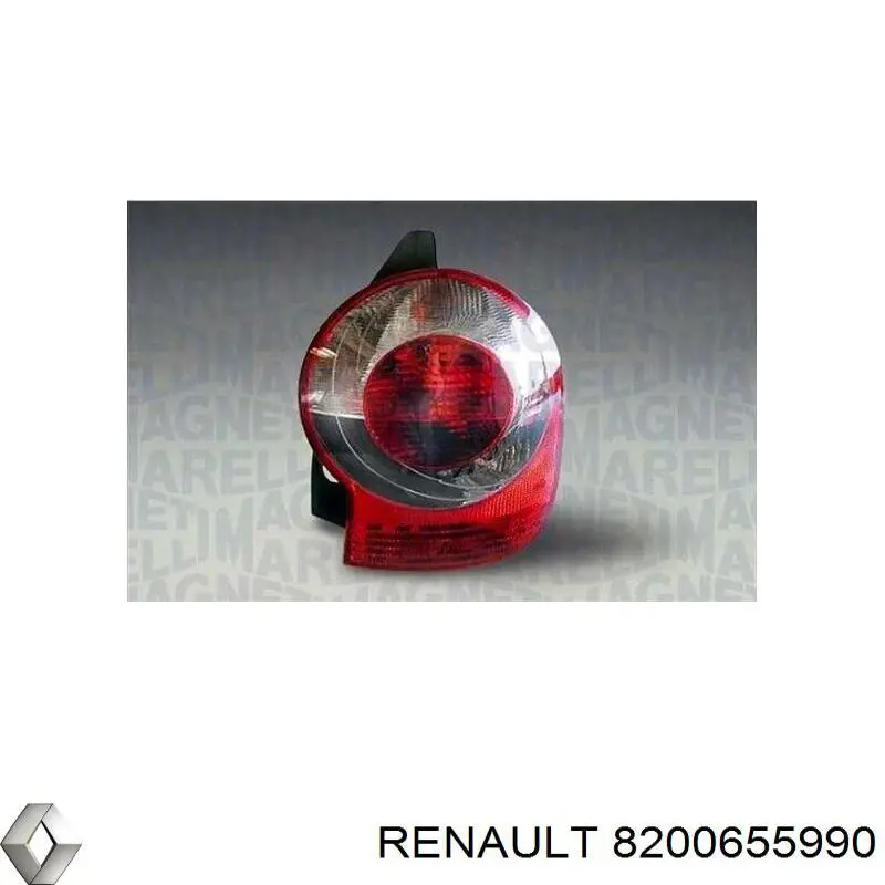 8200655990 Renault (RVI) Lanterna traseira direita