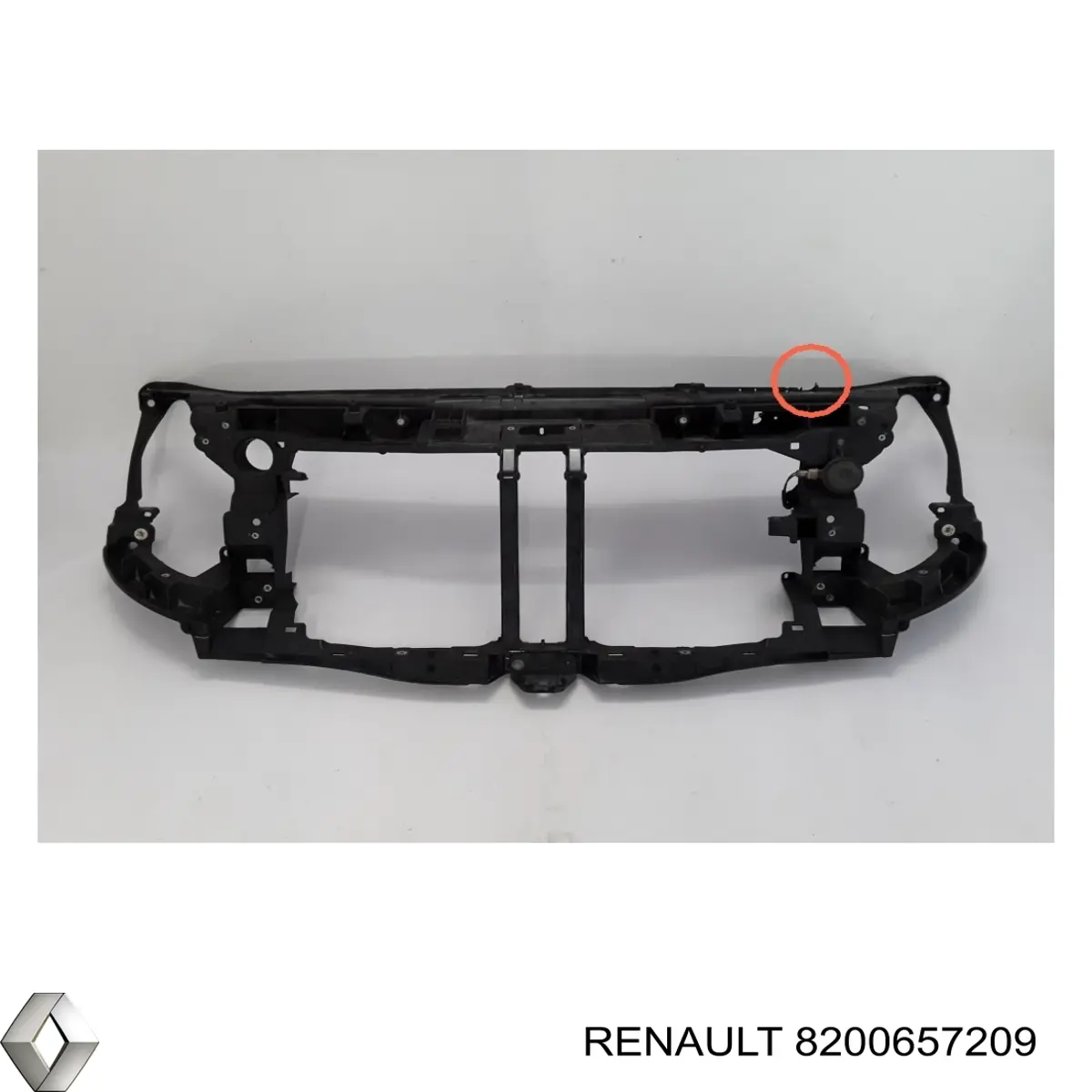 Suporte do radiador montado (painel de montagem de fixação das luzes) Renault (RVI) 8200657209 preço, a partir de 226,65 USD