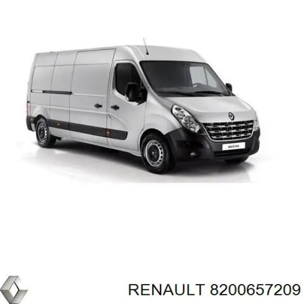 8200657209 Renault (RVI) Suporte do radiador montado (painel de montagem de fixação das luzes)