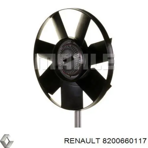 Ventilador elétrico de esfriamento montado (motor + roda de aletas) esquerdo Renault (RVI) 8200660117 preço, a partir de 151,65 USD