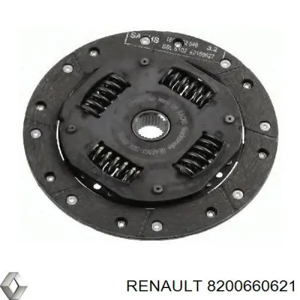 8200660621 Renault (RVI) Disco de embraiagem