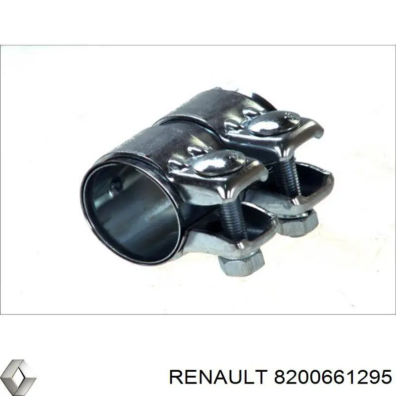 8200661295 Renault (RVI) Braçadeira de silenciador dianteira