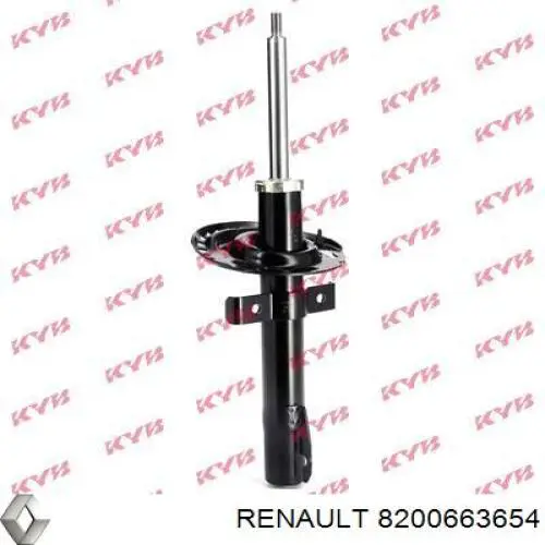 8200663654 Renault (RVI) Amortecedor dianteiro