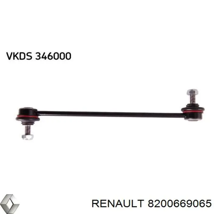 Montante de estabilizador dianteiro Renault (RVI) 8200669065 preço, a partir de 23,65 USD