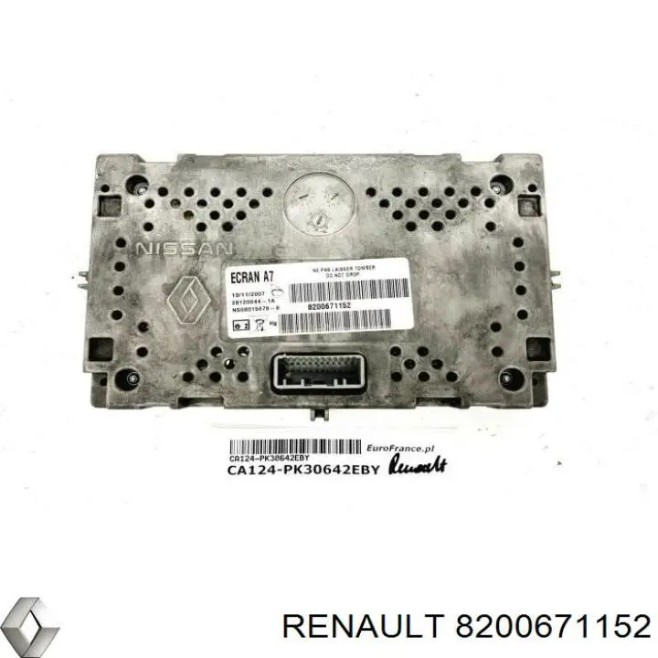  Mostrador multifuncional Renault Scenic GRAND III monovolume (JZ0, JZ1) (2009 - 2016) GRAND III