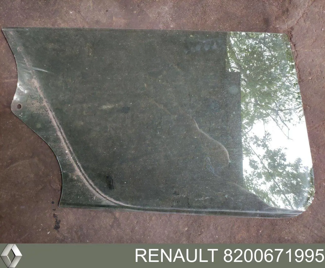 803015239R Renault (RVI) Vidro da porta dianteira esquerda