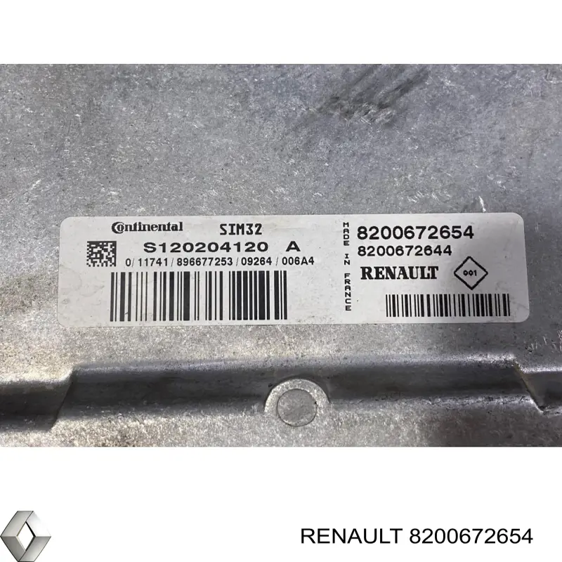8200672654 Renault (RVI) Módulo de direção (Centralina eletrônica) de motor