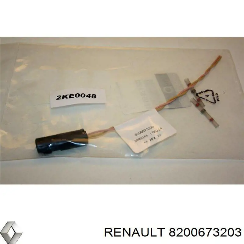 8200673203 Renault (RVI) Desengate (ficha) de sensor de posição da árvore distribuidora