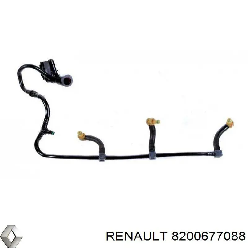 8200677088 Renault (RVI) Tubo de combustível, inverso desde os injetores