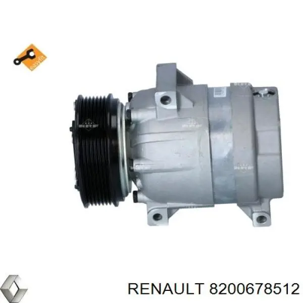 Compre 8200678512 Renault (RVI) Compressor de aparelho de ar condicionado