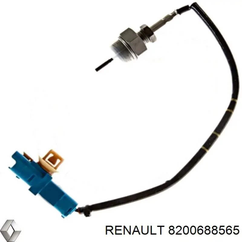 8200688565 Renault (RVI) Sensor de temperatura dos gases de escape (GE), até o catalisador