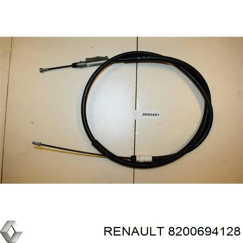 Cabo traseiro direito/esquerdo do freio de estacionamento Renault (RVI) 8200694128 preço, a partir de 23,13 USD