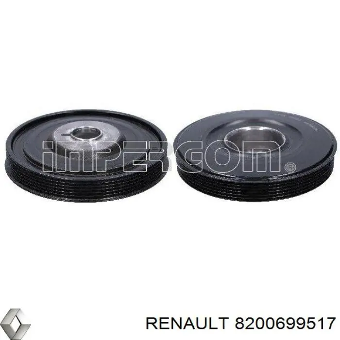 Compre 8200699517 Renault (RVI) Polia de cambota