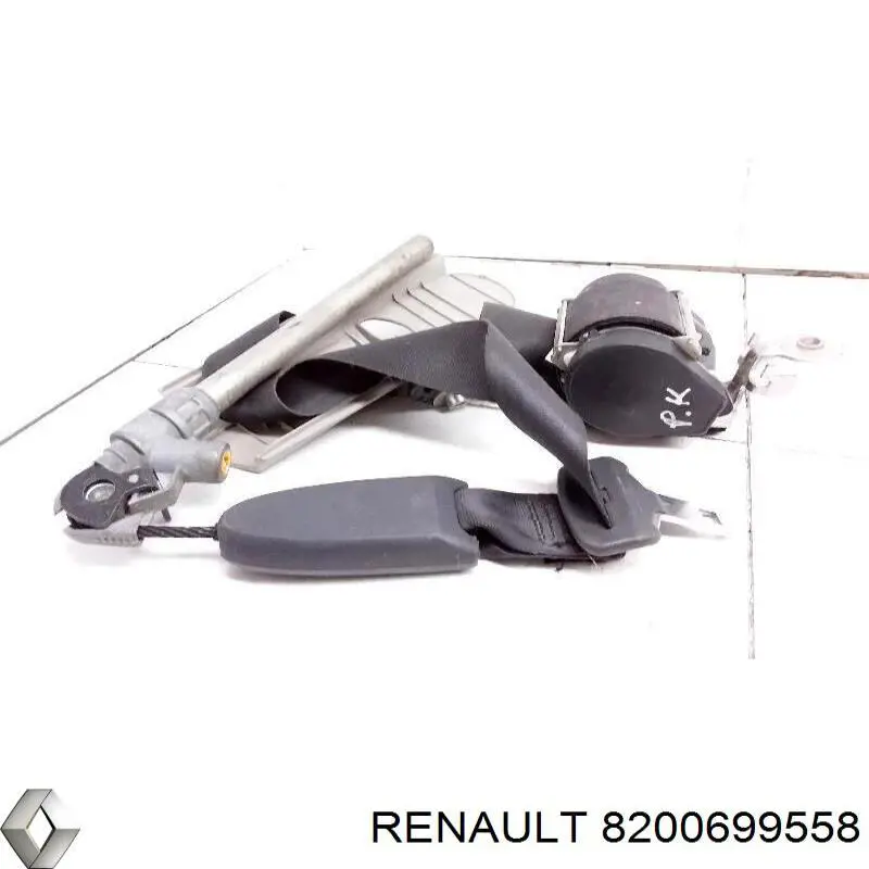 8200699558 Renault (RVI) Correia de segurança dianteira esquerda