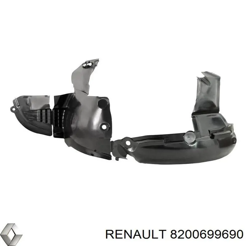 Guarda-barras esquerdo do pára-lama dianteiro Renault (RVI) 8200699690 preço, a partir de 24,96 USD