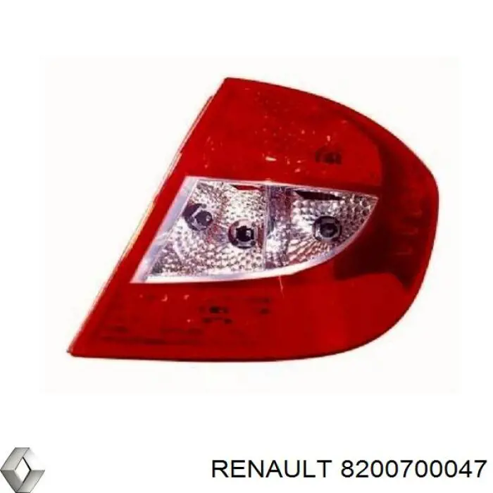 8200700047 Renault (RVI) Lanterna traseira direita