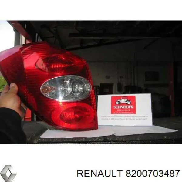 8200703487 Renault (RVI) Lanterna traseira esquerda
