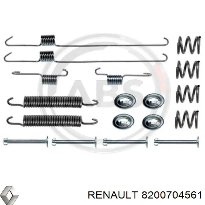 Cabo traseiro direito/esquerdo do freio de estacionamento Renault (RVI) 8200704561 preço, a partir de 39,54 USD