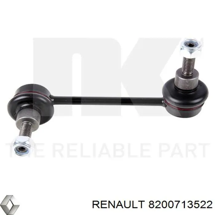 Montante esquerdo de estabilizador dianteiro Renault (RVI) 8200713522 preço, a partir de 14,97 USD