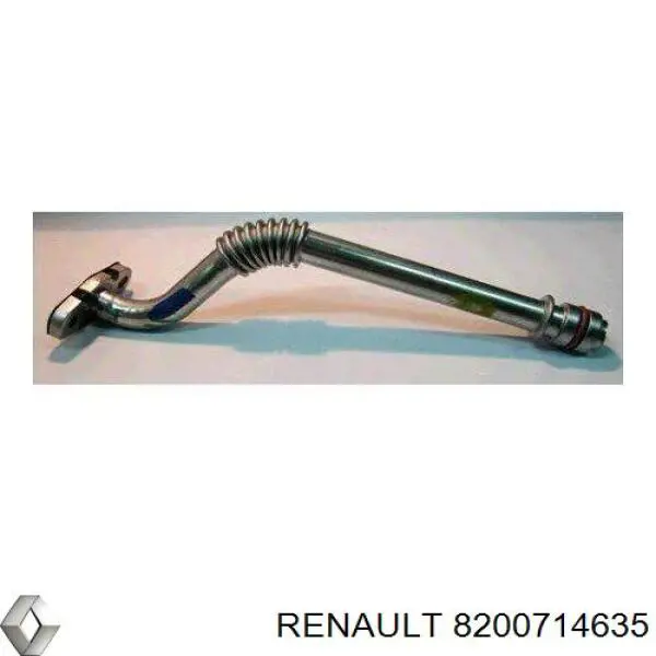 8200714635 Renault (RVI) Tubo (mangueira) de derivação de óleo de turbina