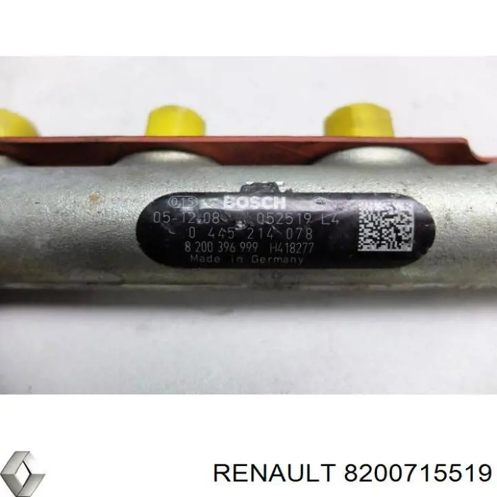 8200715519 Renault (RVI) Sensor de pressão de combustível