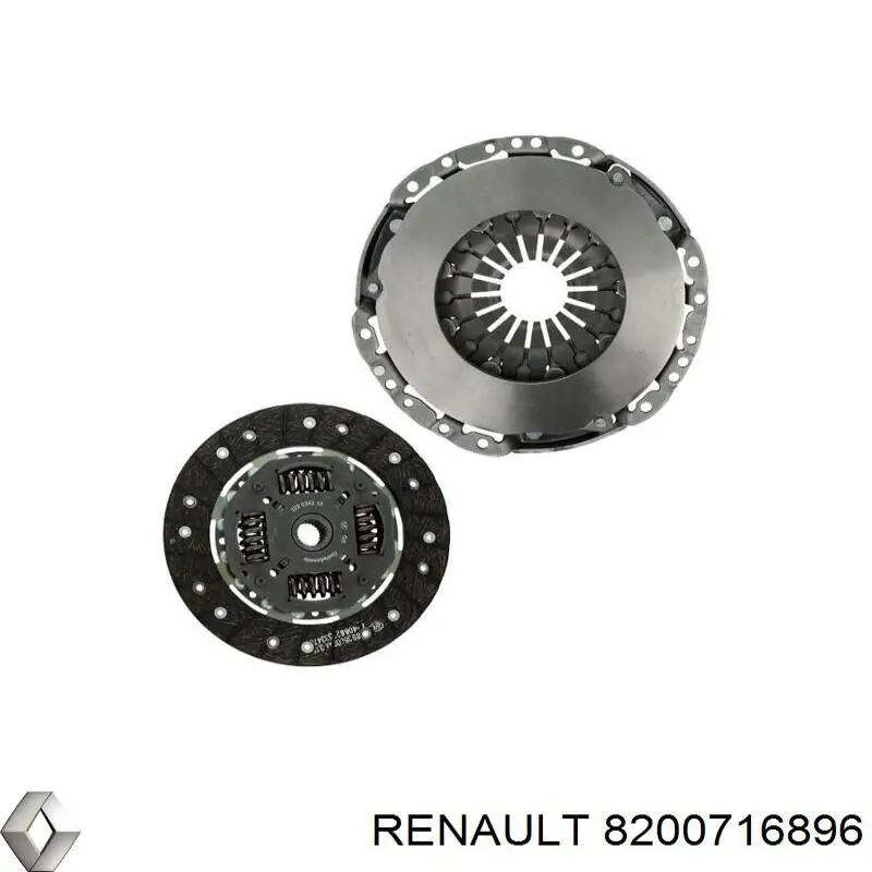 Kit de embraiagem (3 peças) Renault (RVI) 8200716896 preço, a partir de 371,10 USD