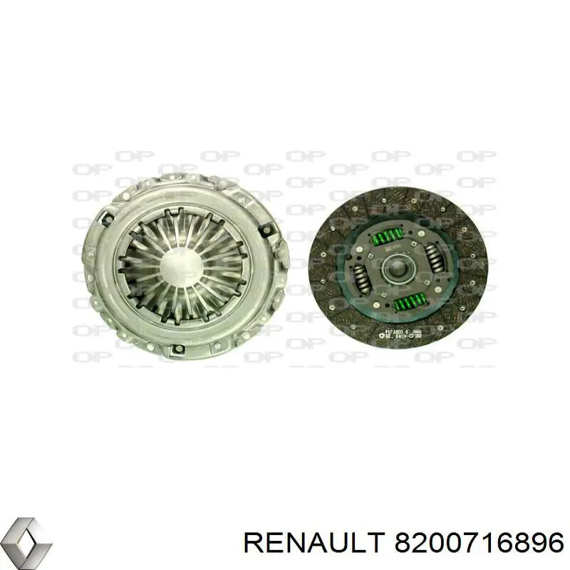 Compre 8200716896 Renault (RVI) Kit de embraiagem (3 peças)
