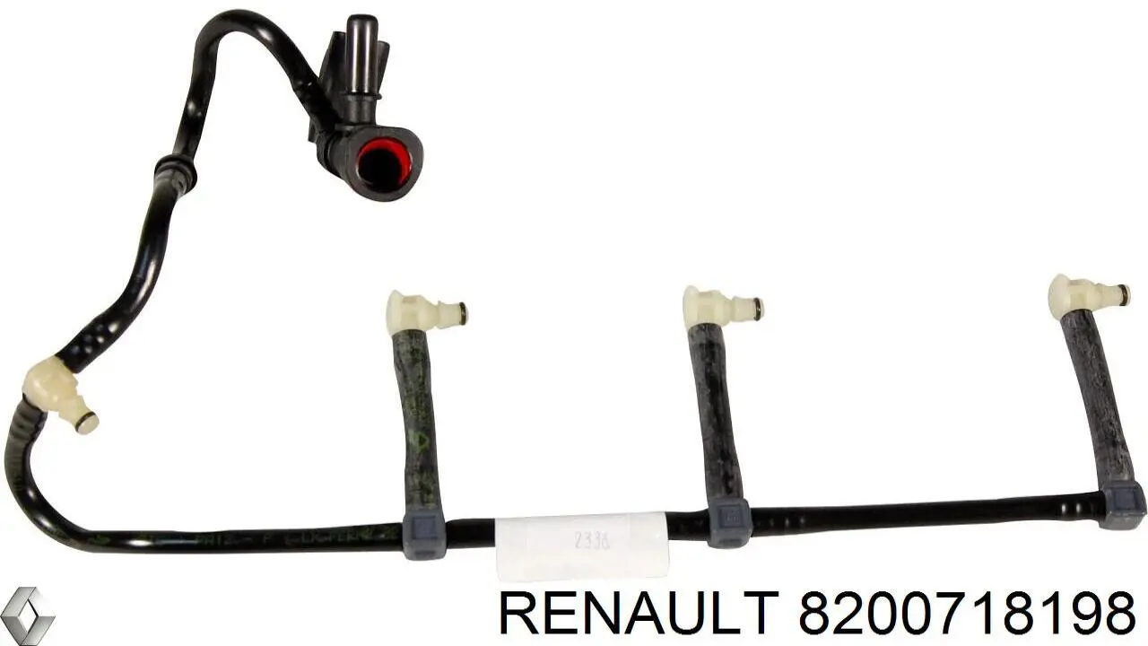 8200718198 Renault (RVI) Tubo de combustível, inverso desde os injetores