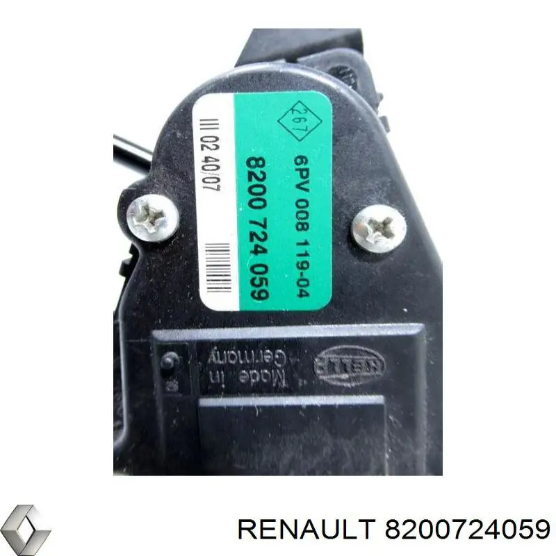 Compre 8200724059 Renault (RVI) Pedal de gás (de acelerador)