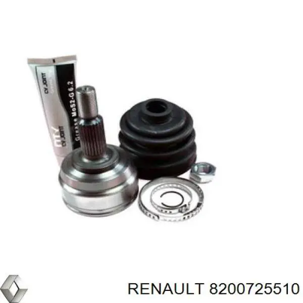 8200725510 Renault (RVI) Semieixo (acionador) dianteiro esquerdo