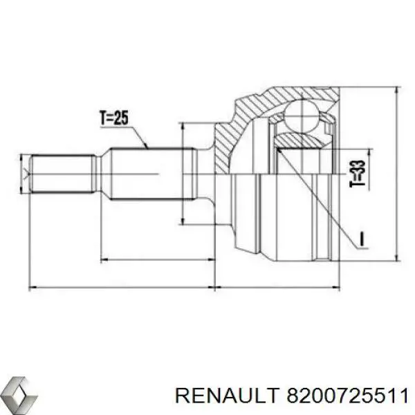 Semieixo (acionador) dianteiro direito GSP 250427 preço, a partir de 66,40 USD