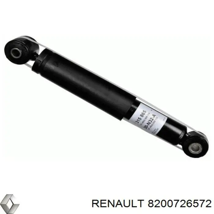 8200726572 Renault (RVI) Amortecedor traseiro
