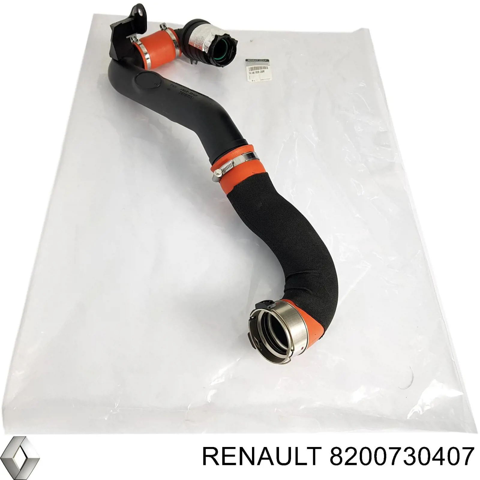 8200730407 Renault (RVI) Mangueira (cano derivado) de intercooler