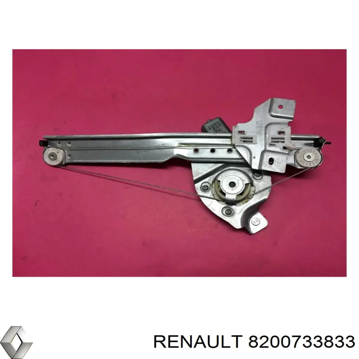 8200733833 Renault (RVI) Mecanismo de acionamento de vidro da porta traseira esquerda