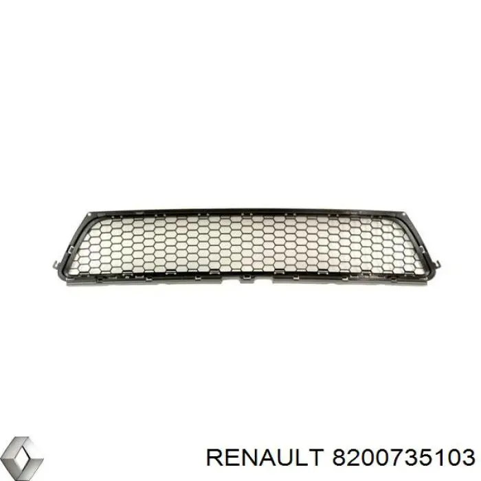 Compre 8200735103 Renault (RVI) Grelha do pára-choque dianteiro