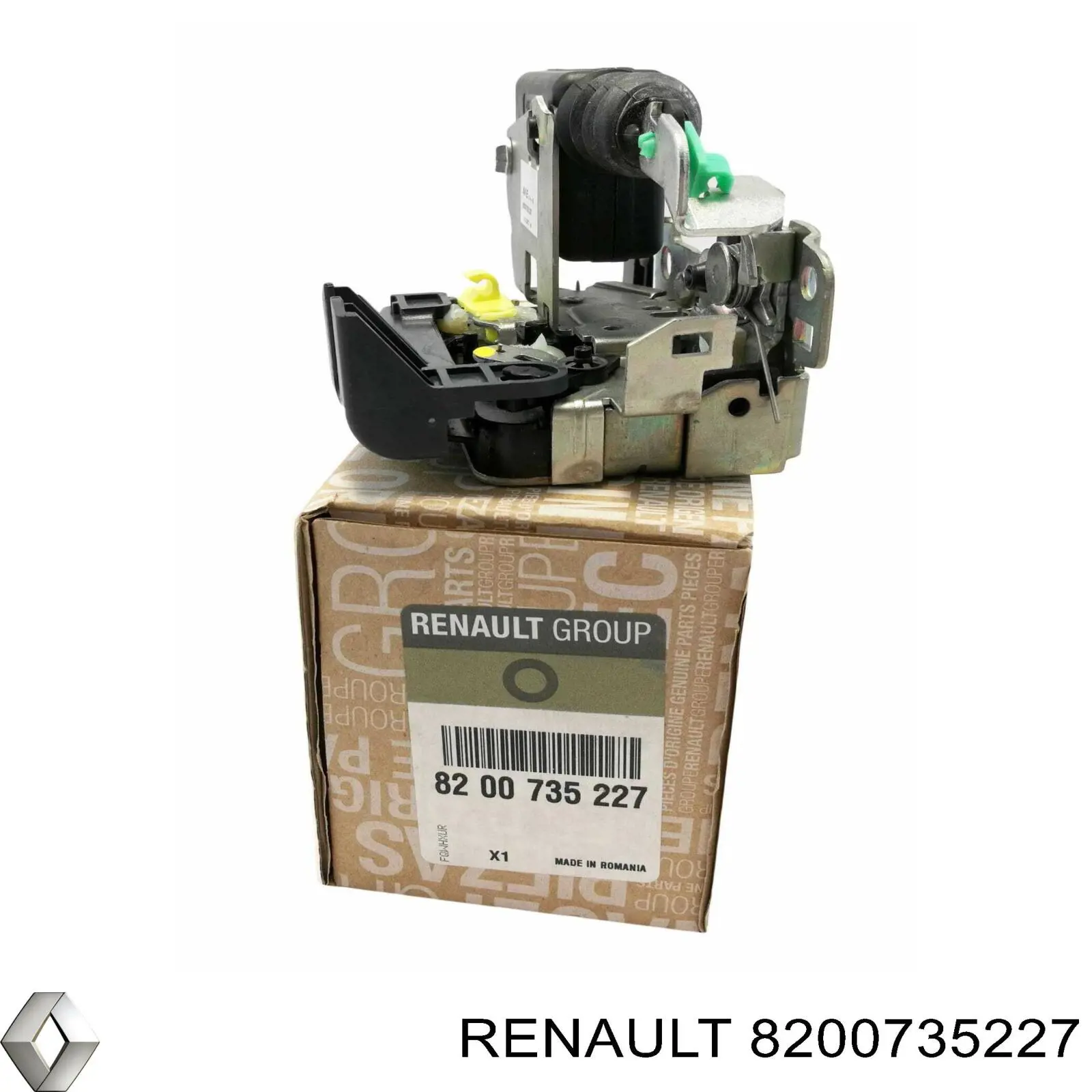 Fecho da porta dianteira esquerda Renault (RVI) 8200735227 preço, a partir de 80,02 USD