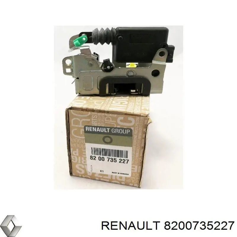 8200735227 Renault (RVI) Fecho da porta dianteira esquerda