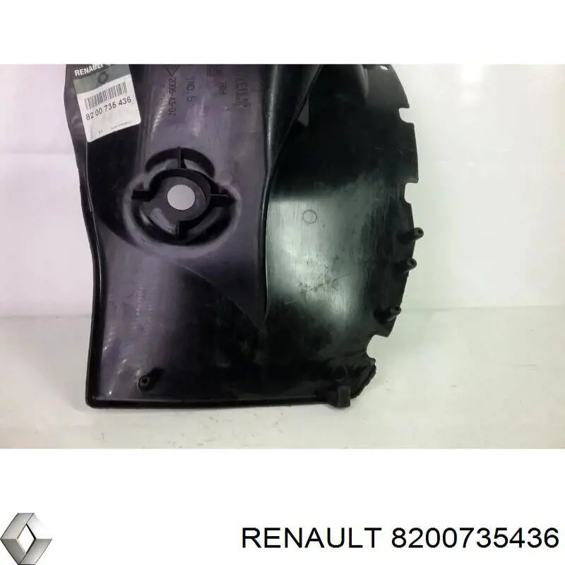 8200735436 Renault (RVI) Guarda-barras do pára-lama traseiro direito