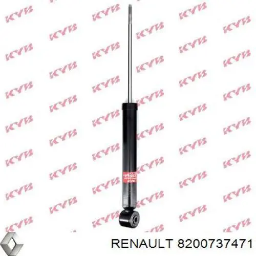 8200737471 Renault (RVI) Amortecedor traseiro