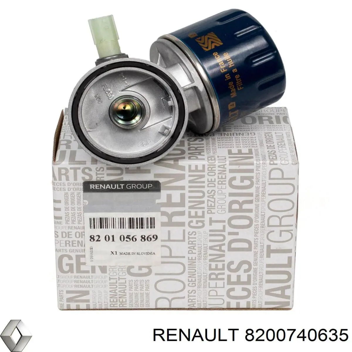 8200740635 Renault (RVI) Caixa do filtro de óleo